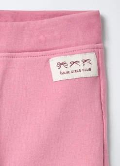 Leggings in costina di cotone stretch Flare Fit bambina