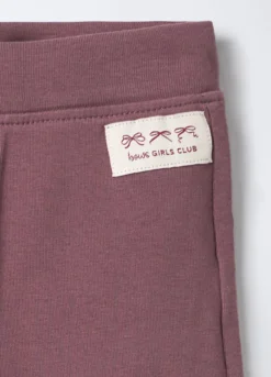 Leggings in costina di cotone stretch Flare Fit bambina