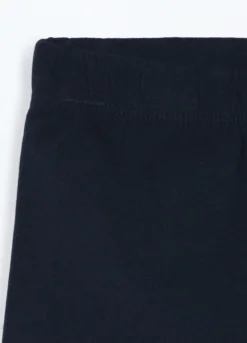 Leggings in cotone fleece stretch neonata