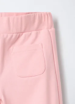 Leggings in cotone garzato stretch Wide Leg bimba