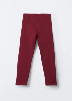 Leggings in cotone garzato stretch Fit Slim bambina