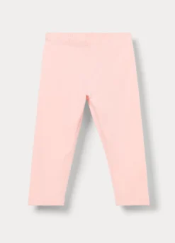 Leggings in jersey di cotone stretch bimba