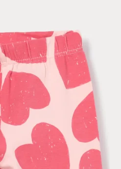 Leggings in jersey di cotone stretch bimba