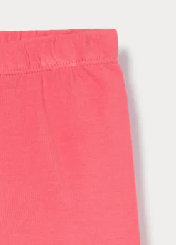 Leggings in jersey di cotone stretch bimba