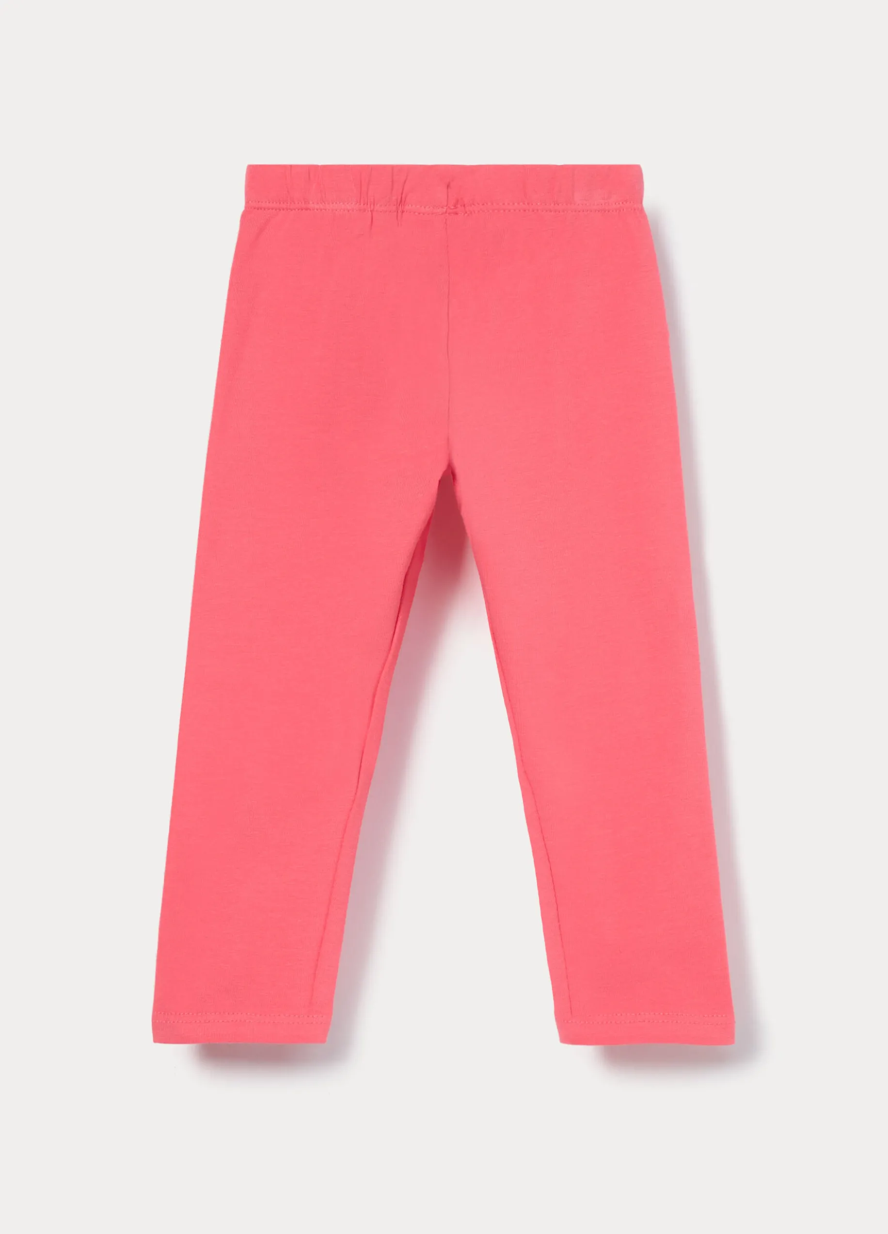 Leggings in jersey di cotone stretch bimba