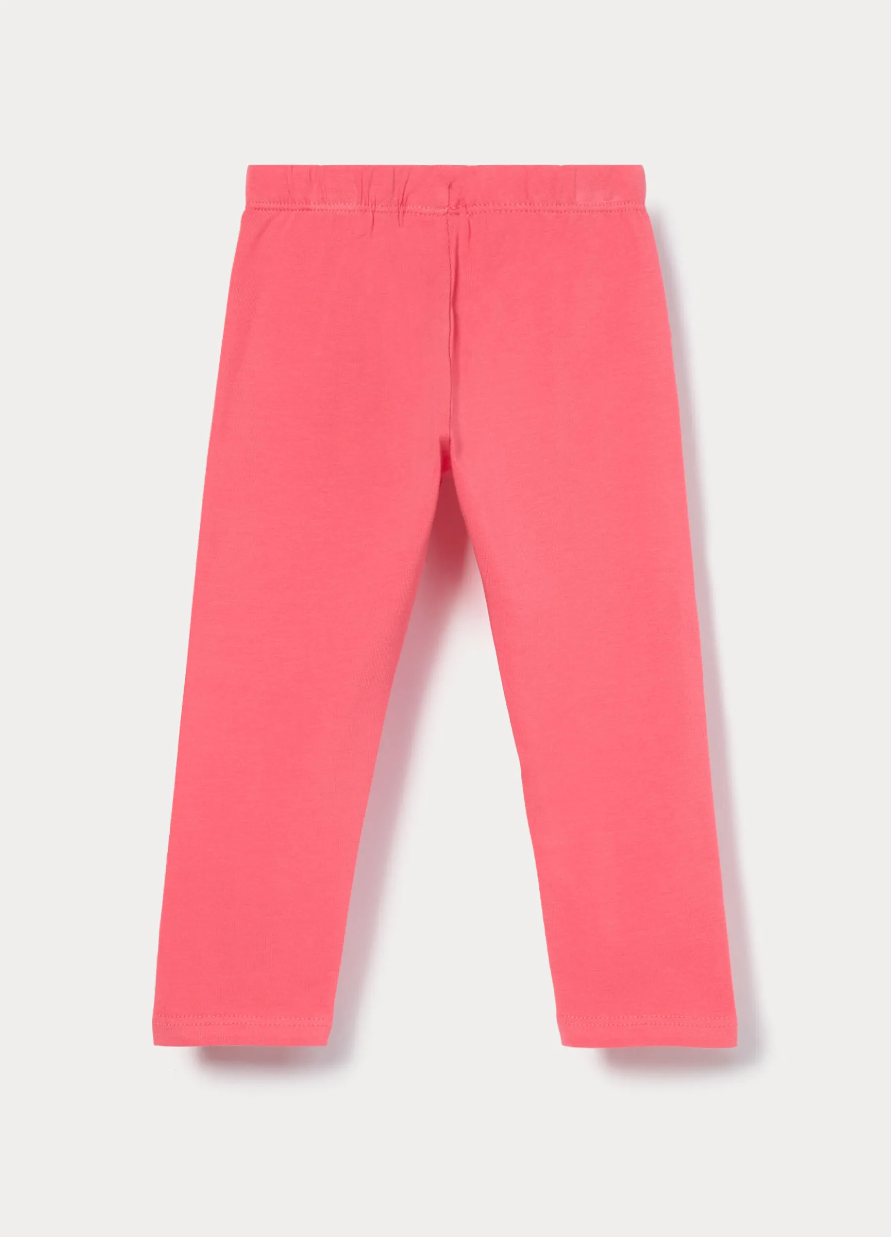 Leggings in jersey di cotone stretch bimba