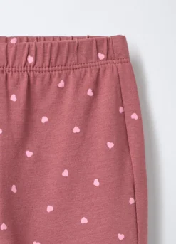 Leggings in jersey di cotone stretch Flare Fit bimba