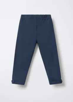 Leggingsin jersey di cotone stretch Fit Slim bimba