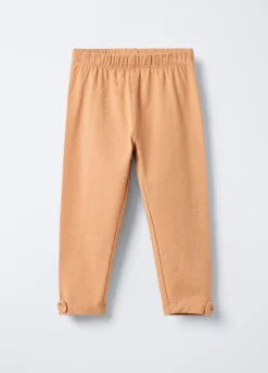Leggingsin jersey di cotone stretch Fit Slim bimba