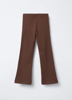 Leggings in jersey di cotone stretch Flare Fit bambina