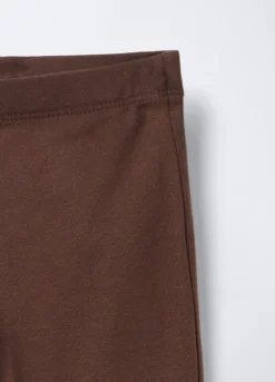 Leggings in jersey di cotone stretch Flare Fit bambina