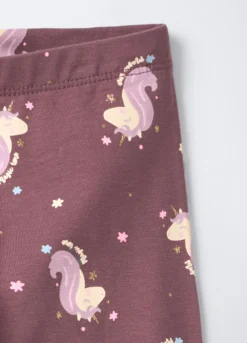 Leggings in jersey di cotone stretch Fit Slim bambina