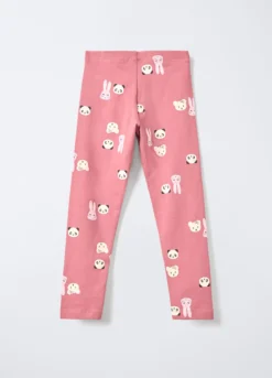 Leggings in jersey di cotone stretch Fit Slim bambina