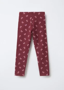 Leggings in jersey di cotone stretch Fit Slim bambina
