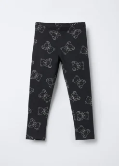 Leggings in jersey di cotone stretch Fit Slim bambina