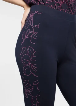 Leggings slim fit in jersey stretch donna
