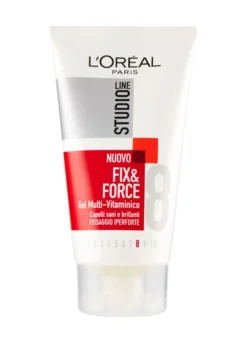 L'Oréal Paris Gel per Capelli Studio Line Fix&Force, Fissaggio Iper Forte, 150ml.