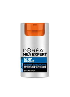 L'Oréal Paris Men Expert Stop Rughe, Crema Idratante Anti-Rughe d'Espressione, Con Boswelox, 50 ml.