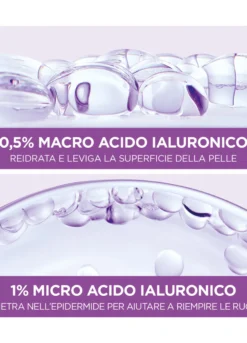 L'Oréal Paris Siero Viso Revitalift Filler, Azione Rimpolpante e Anti-Rughe, Altamente Concentrato con Acido Ialuronico al 1.5%, 30 ml.