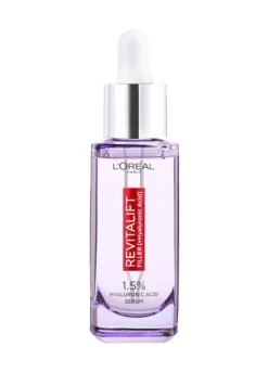 L'Oréal Paris Siero Viso Revitalift Filler, Azione Rimpolpante e Anti-Rughe, Altamente Concentrato con Acido Ialuronico al 1.5%, 30 ml.