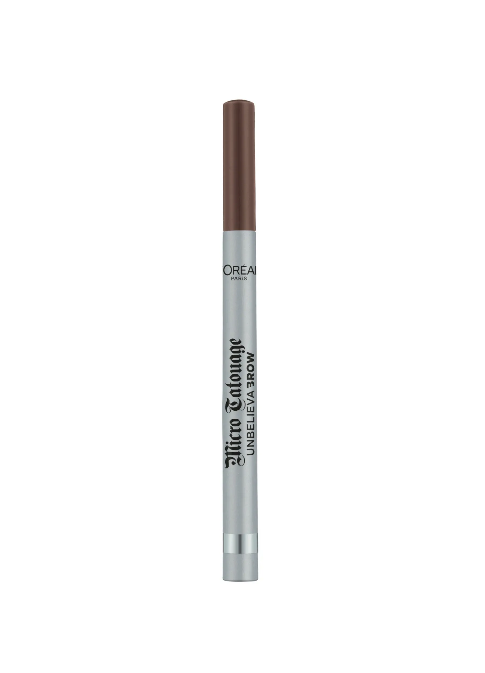 L'Oréal Paris Unbelievabrow Micro Tatouage, Pennarello per Sopracciglia, Effetto microblading, Chatain (104).