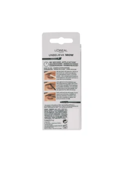 L'Oréal Paris Unbelievabrow, Gel per Sopracciglia a Lunga Tenuta Waterproof, Colore: Warm Blonde (103), 3,4 ml.