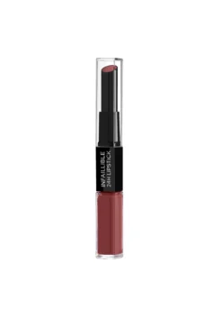 L’Oreal Paris Rossetto 2 Step Infallible 24H, Lunga tenuta e idratazione, Toujours Toffee (801).