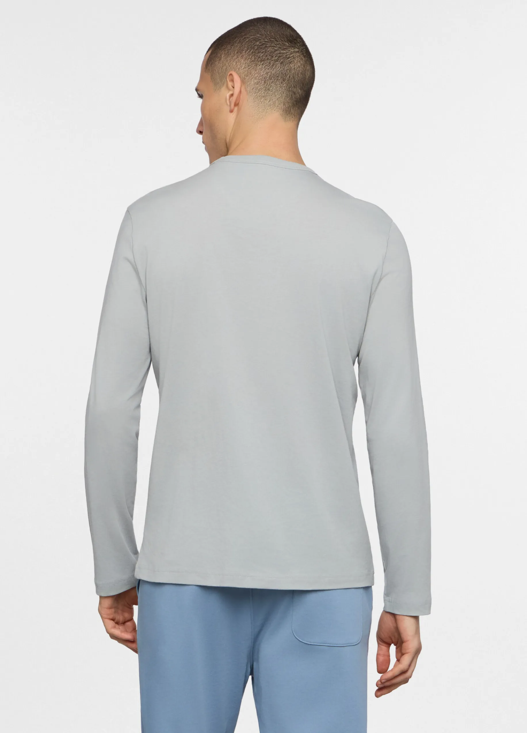 Maglia a maniche lunghe in jersey di cotone