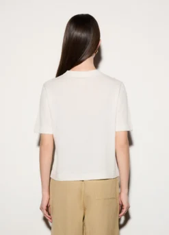 Maglia girocollo rasata donna