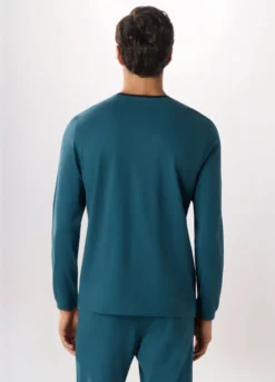 Maglietta intima girocollo in puro cotone uomo