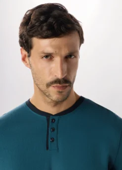 Maglietta intima girocollo in puro cotone uomo