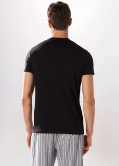 Maglietta intima girocollo in puro cotone uomo