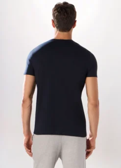Maglietta intima girocollo in puro cotone uomo