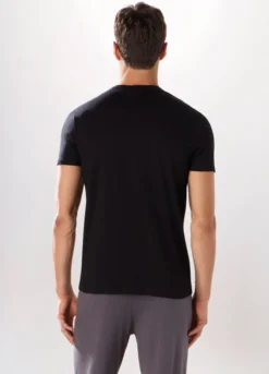 Maglietta intima scollo a V in cotone uomo