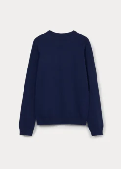 Maglione tricot girocollo in puro cotone ragazzo
