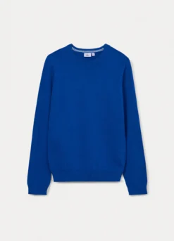 Maglione tricot girocollo in puro cotone ragazzo