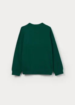 Maglione girocollo tricot in puro cotone bambino