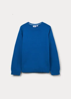 Maglione girocollo tricot in puro cotone bambino