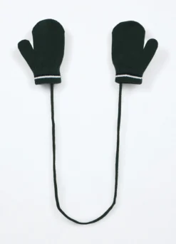 Manopole tricot con stampa neonato