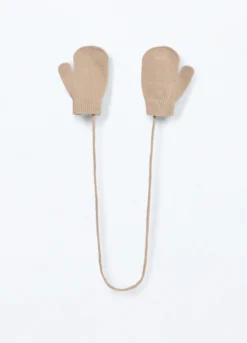 Manopole tricot con stampa neonato