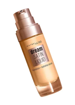 Maybelline New York Fondotinta Dream Satin Liquid, Look Naturale, Effetto Satinato, Nude.