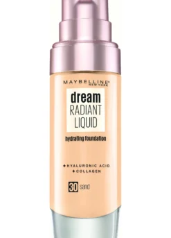 Maybelline New York Fondotinta Dream Satin Liquid, Look Naturale, Effetto Satinato, Sand.