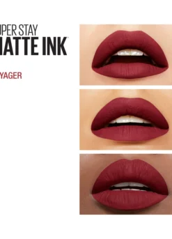 Maybelline New York Tinta Labbra SuperStay Matte Ink, Rossetto Matte Liquido a Lunga Tenuta, Pioneer (20), 5 ml.