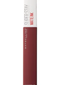 Maybelline New York Tinta Labbra SuperStay Matte Ink, Rossetto Matte Liquido a Lunga Tenuta, Pioneer (20), 5 ml.