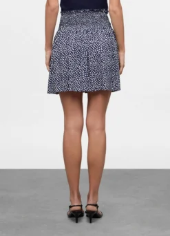 Mini gonna in pura viscosa donna