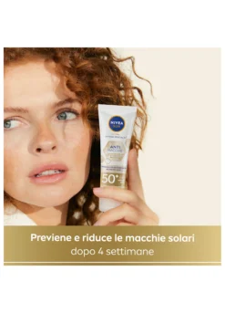 Nivea Sun Crema Viso Solare Anti-Macchie Luminous630 FP50+ 40 ml, Crema solare viso 50+ anti-macchie