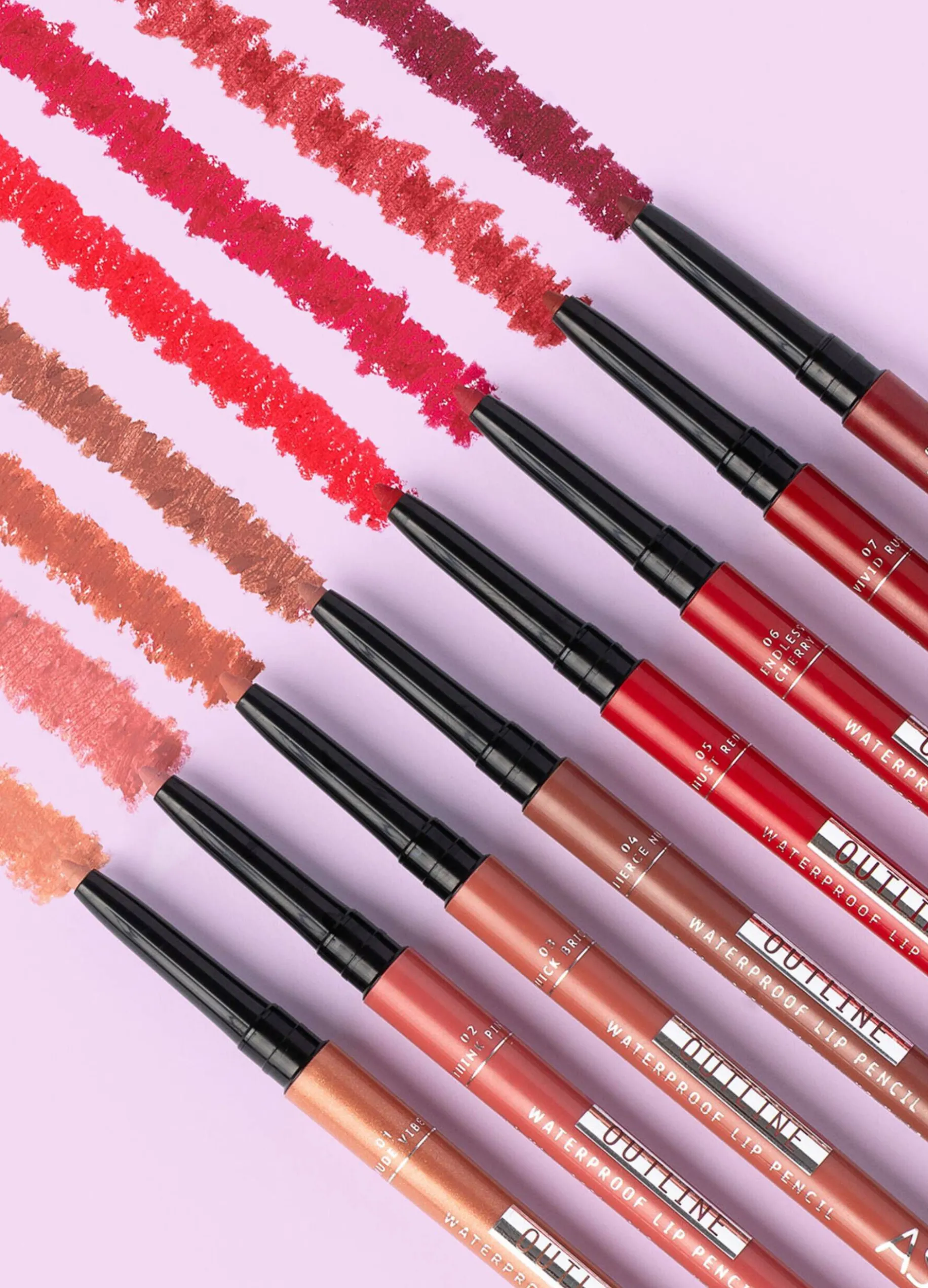 Outline Waterproof Lip Pencil - Astra Make-Up