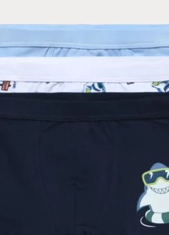 Pack 3 boxer in jersey di cotone stretch bambino