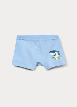 Pack 3 boxer in jersey di cotone stretch bambino