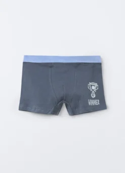 Pack 3 boxer in jersey di cotone stretch ragazzo